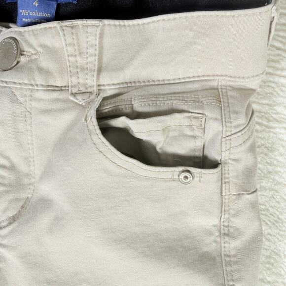 Democracy “Ab” Solution Tummy Control Gray Jeans Size 4 Tapered Leg Body - Picture 4 of 10